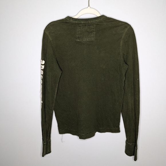 Y2K Abercrombie & Fitch Mens Muscle Long Sleeve Shirt Size XL - Picture 4 of 5